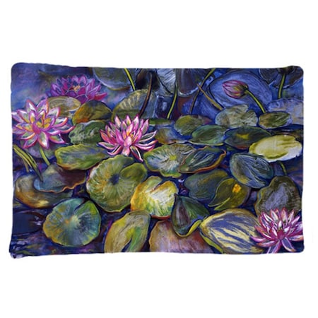 Jensendistributionservices Waterlilies by Neil Drury Fabric Standard Pillowcase MI2213840